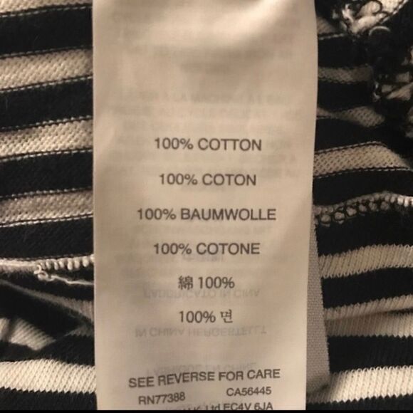 J. Crew Striped Painters Long Sleeve T-Shirt Sz XS - Picture 6 of 7